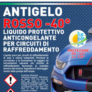 antigelo rosso 5 litri pronto all'uso
