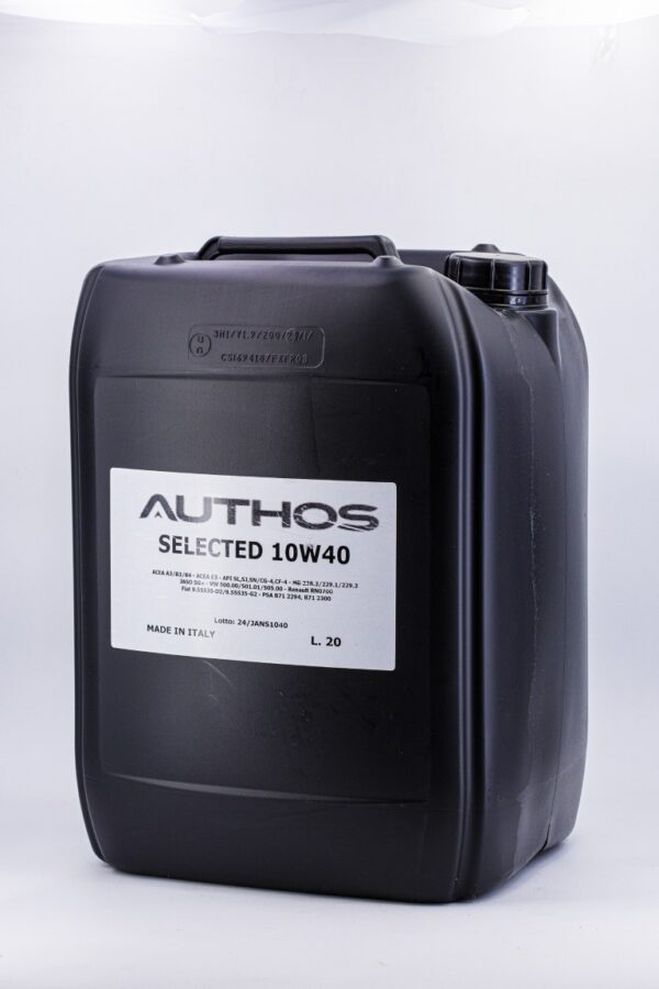 olio motore 10w40 tanica da 20 litri