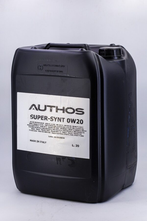 olio motore 0w20 tanica da 20 litri